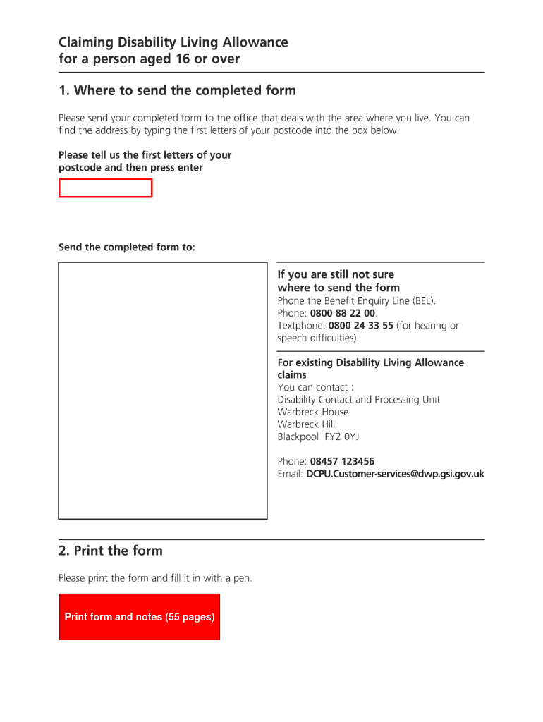  Dla1a Form 2014