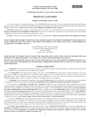 United Healthcare Fillable Claim Form