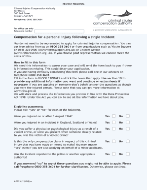 Cica App1s Form