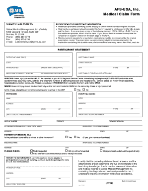 Afs Form Fill