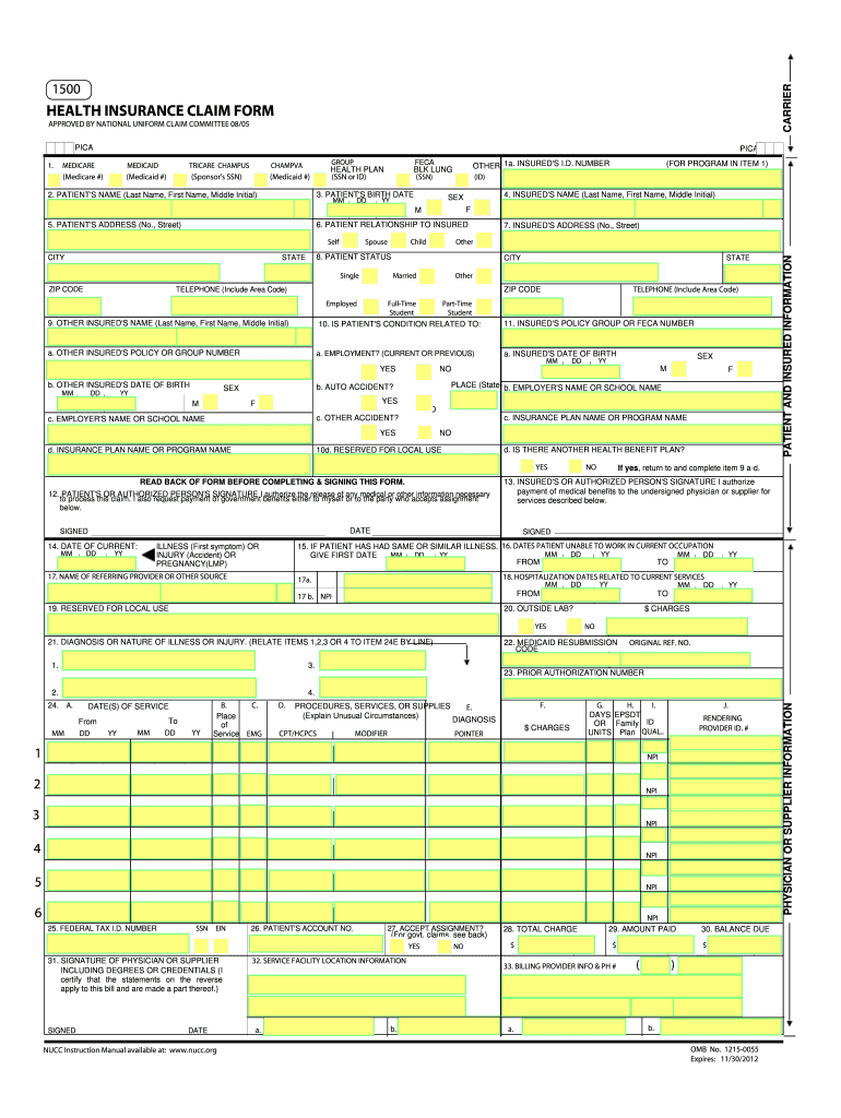  Dol 1500 Form 2015