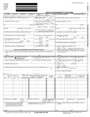 Owcp 1500 Fillable Form