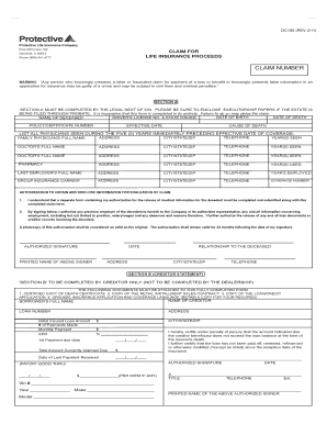 Mony Life Insurance Death Claim Form