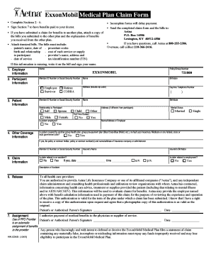 Exxonmobil Family Forms