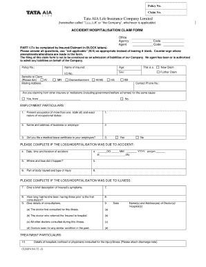 Tata Aig Claim Form