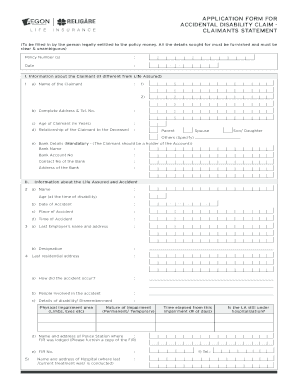 Aegon Life Insurance Intimation Form PDF