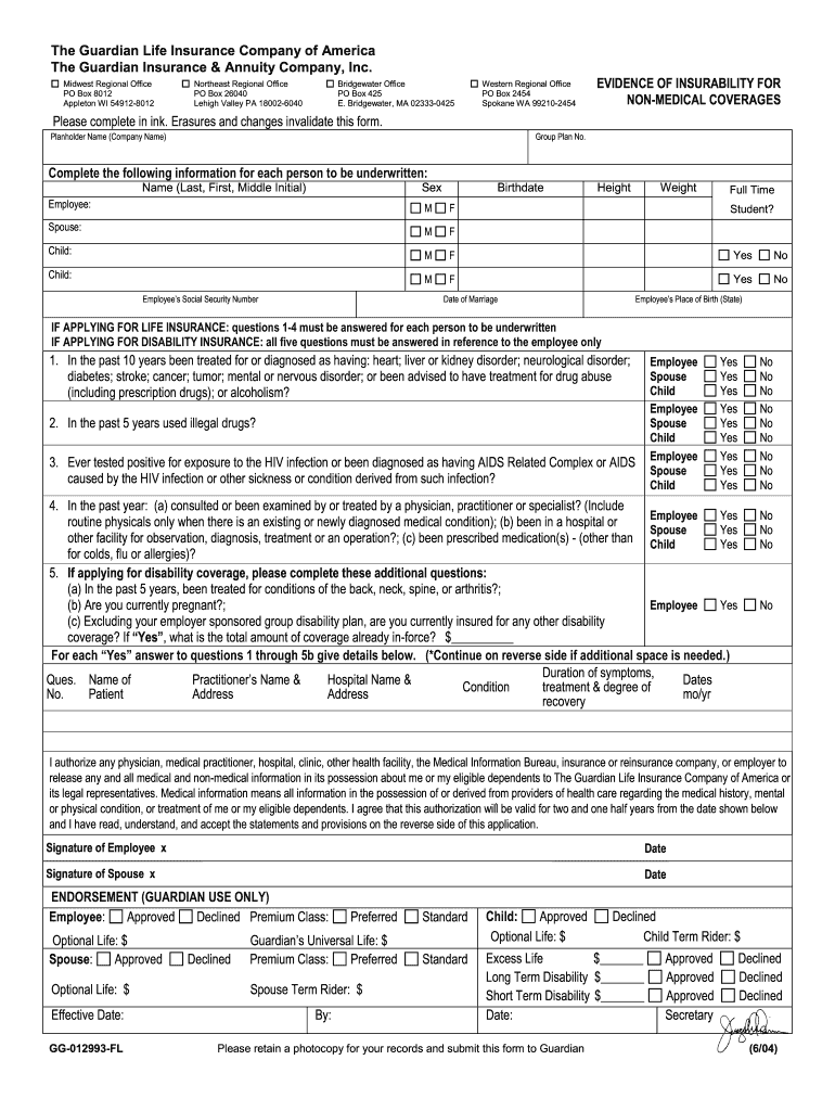  Gg 012993 Form 2004