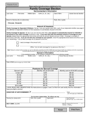 Sglv 8286a July  Form