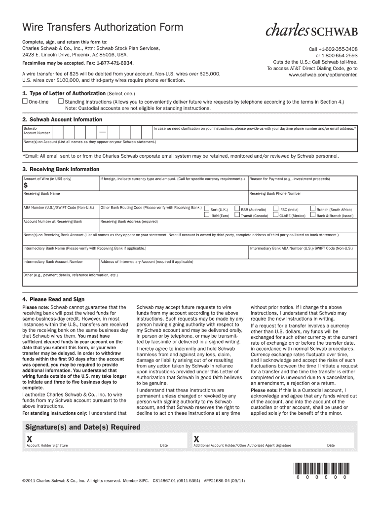 Get and Sign Schwab Eac Log in 2011-2022 Form