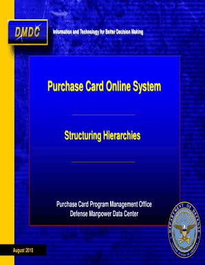 PCOLS Structuring Hierarchies  Form