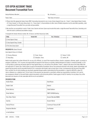 Citibank Account Opening Form PDF