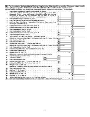 2011form 1041 Es