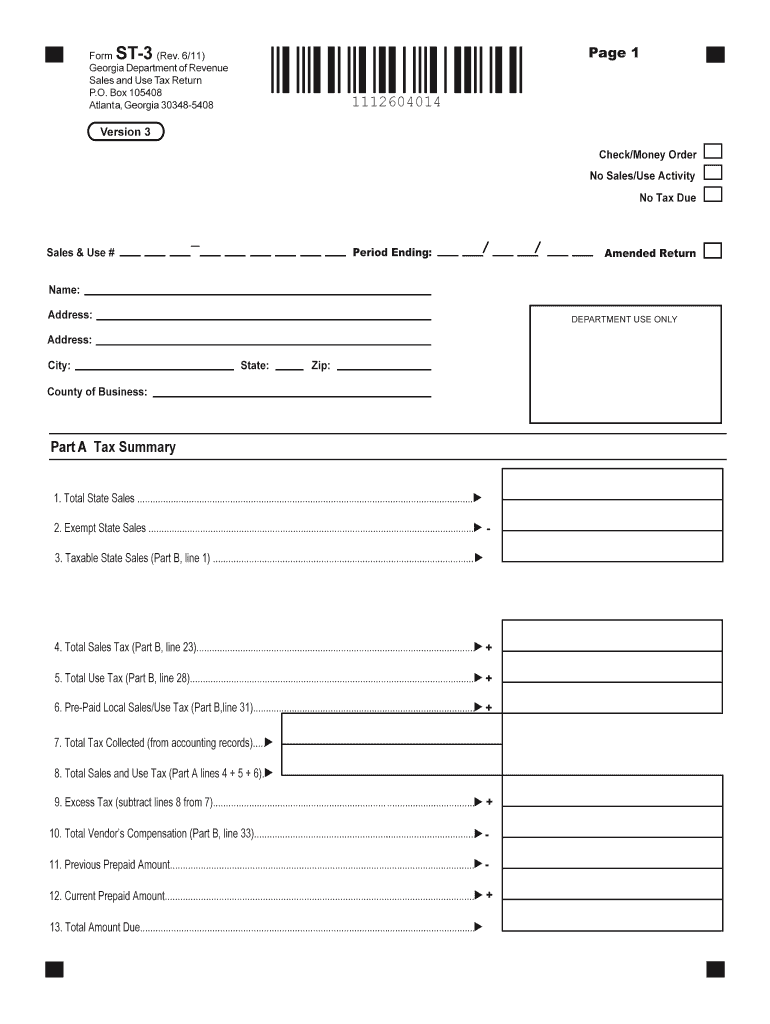  Georgia St 3 Form 2018