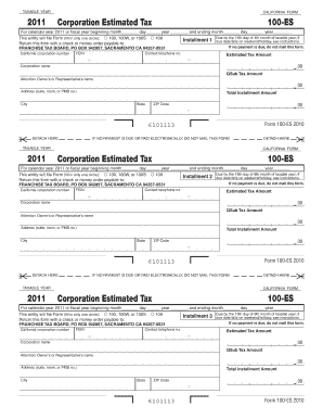 California Form 100