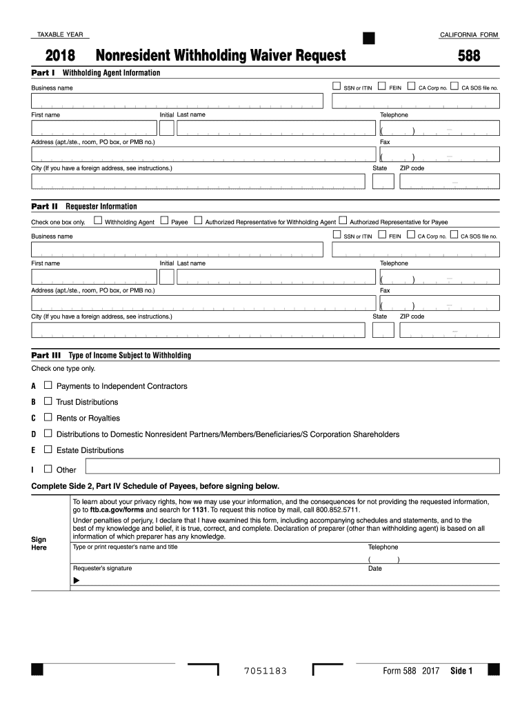  Ca Form 588 2020