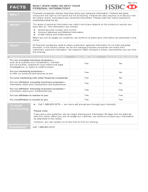 FACTS HSBC Bank USA  Form