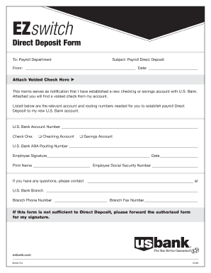 Us Bank Check Template  Form