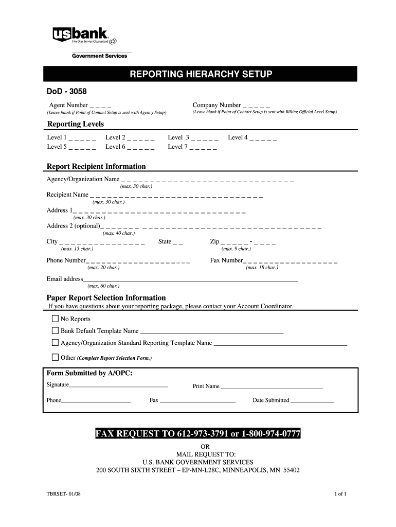 DoD 3058  Form