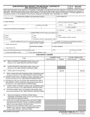 Sf294  Form