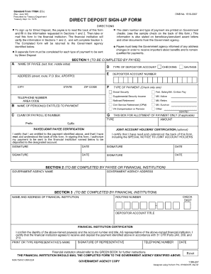 Standard Form 1199arevjun 1987 Prescribed by Treasury