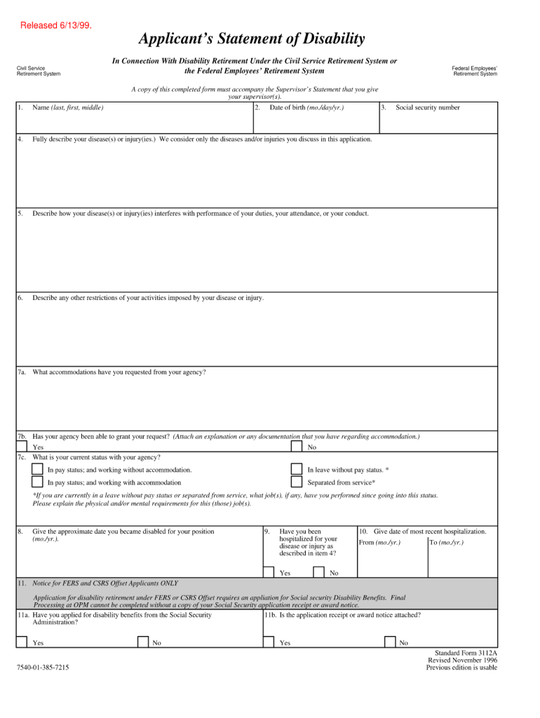  Sf3112a Form 2011