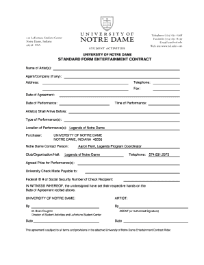 Standard Form Contract PDF