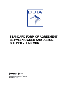 Dbia Document No 525  Form