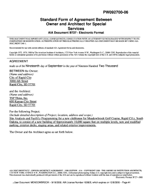 Architecture Agreement Sample  Form