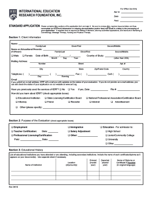 Ierf Forms
