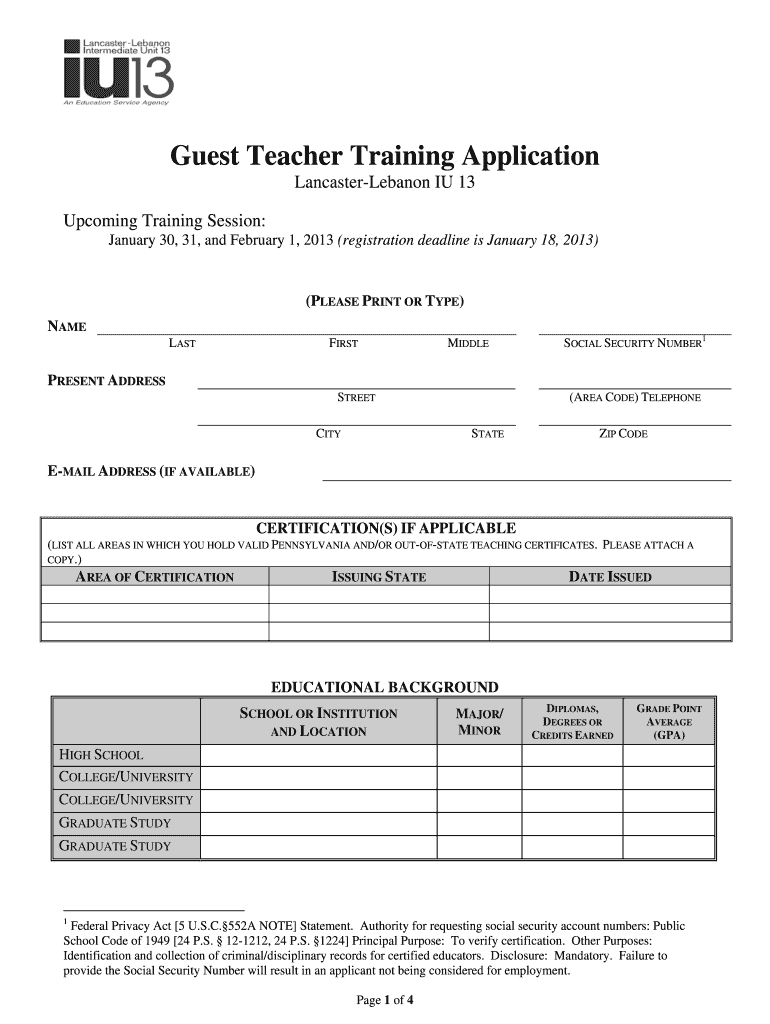 Onlineguestteachercom Form