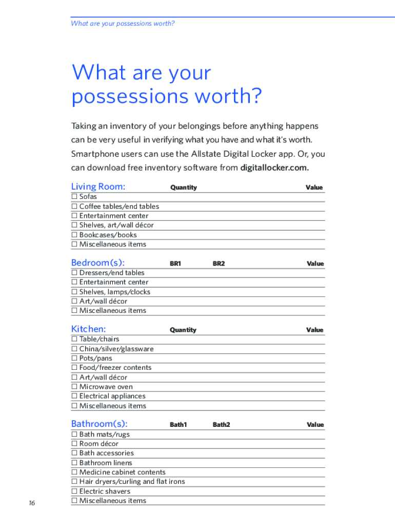 Renters Insurance Template  Form