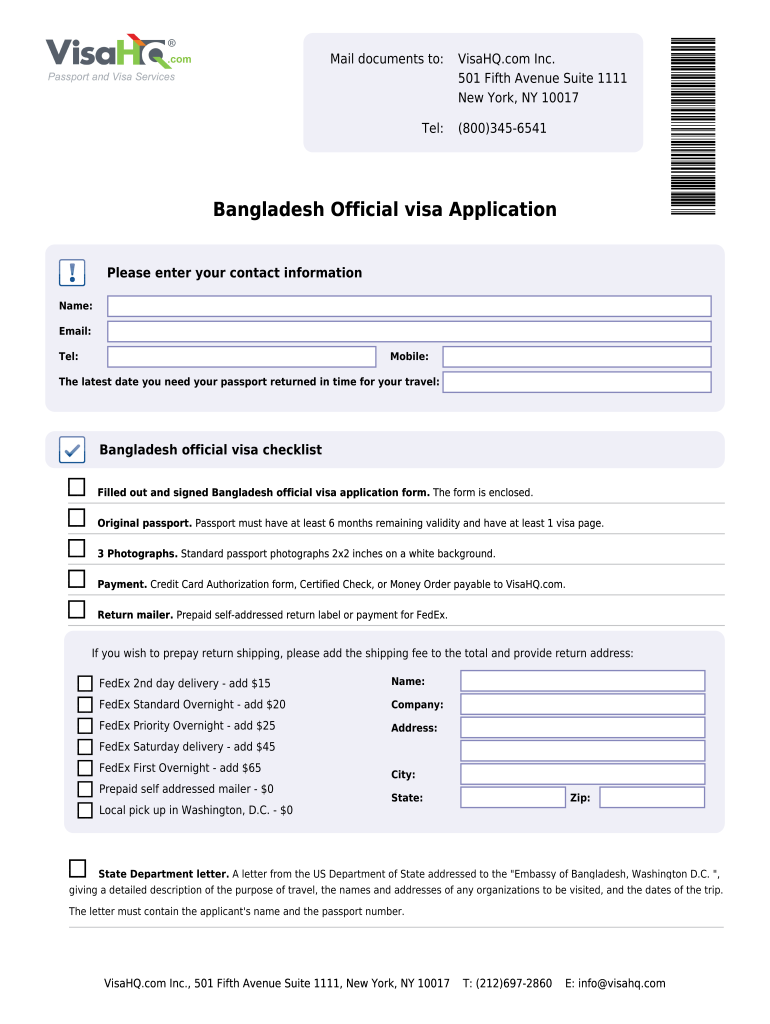 Bangladeshvisahqin Form