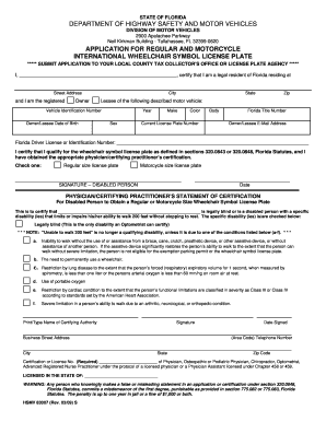 APPLICATION for REGULAR and MOTORCYCLE  Form