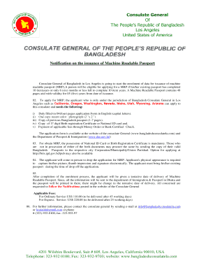 Get and Sign Bangladesh Passport Renewal Form Download PDF