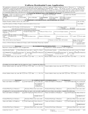 Editable 1003  Form