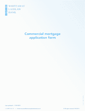 Commercial Mortgage Application Form