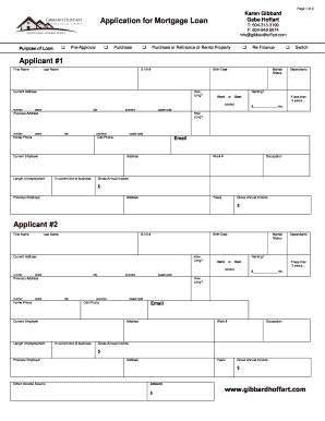 Canada Mortgage Loan Agreement  Form