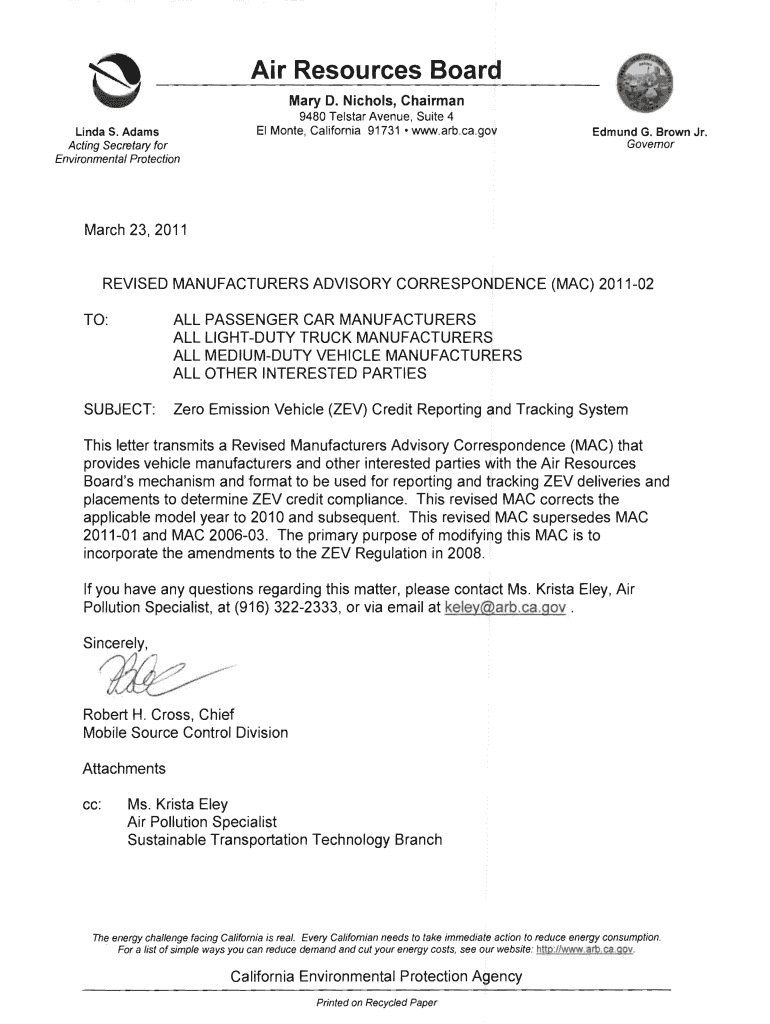 MAC 02 Air Resources Board State of California Arb Ca  Form