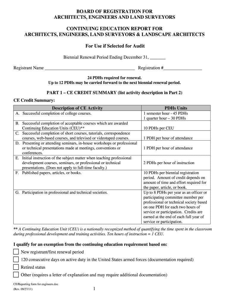 BOARD of REGISTRATION for ARCHITECTS, ENGINEERS and Commerce Alaska  Form