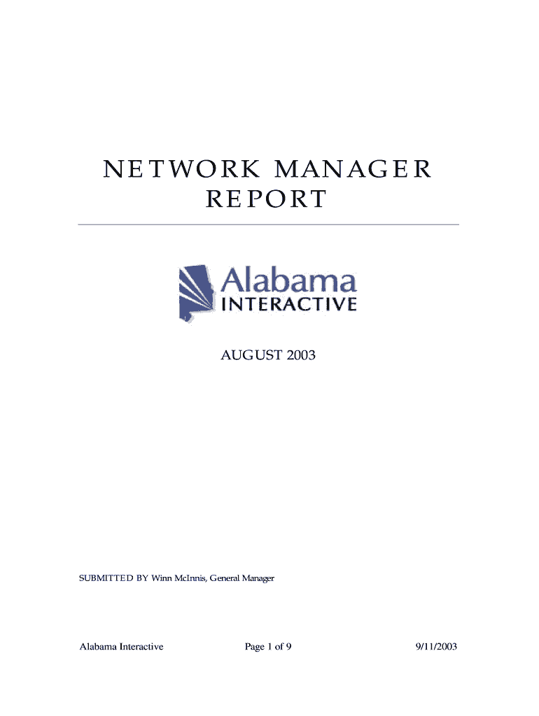 August Status Report Alabama Gov Alabama  Form