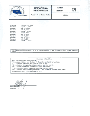 Nsp Visitation  Form