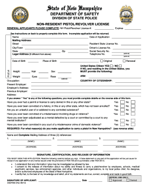 Department of State Nh Form