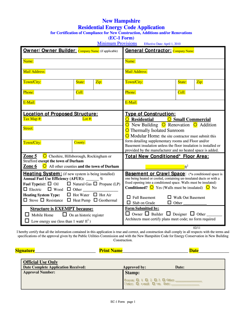 New Hampshire Business Forms