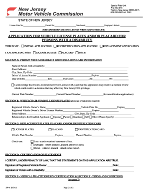 Nj Dmv Forms Fill Out And Sign Printable Pdf Template Signnow