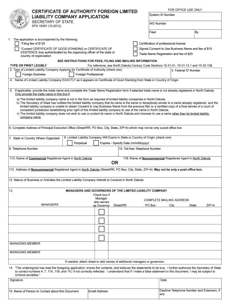 19381 07 08 Fllc Coa Xft Nd  Form