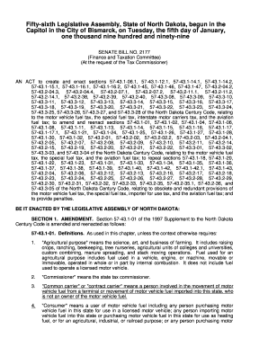 Fifty Sixth Legislative Assembly, State of North Dakota, Begun in Legis Nd  Form