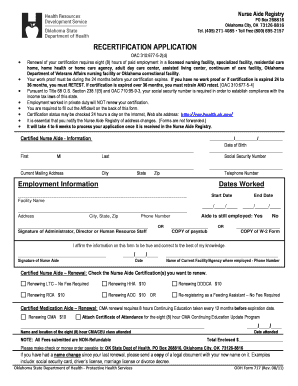 Fiilable Odh Form 717