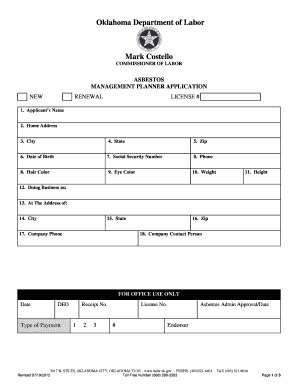 MANAGEMENT PLANNER APPLICATION Ok  Form