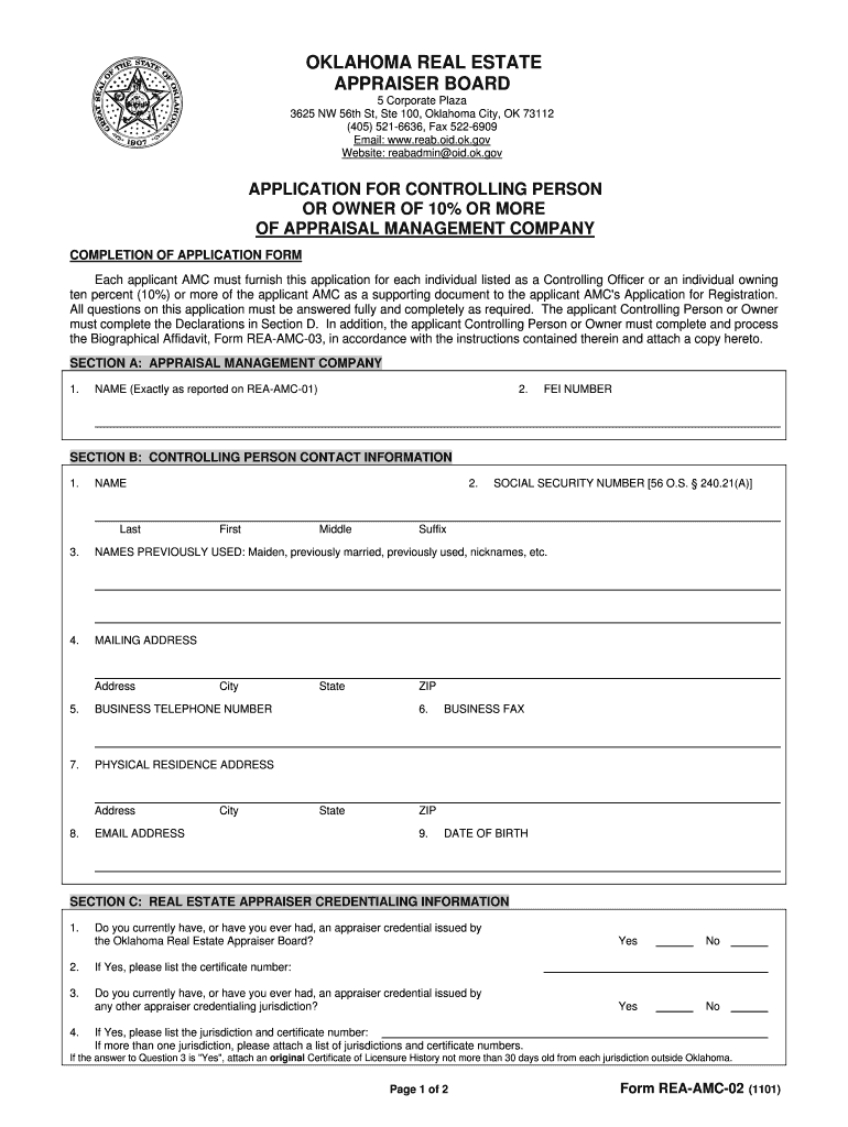 Oklahoma Insurance Department  REAB Resident Licensing  OK Gov  Form