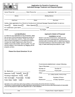 Dhec Form 1740